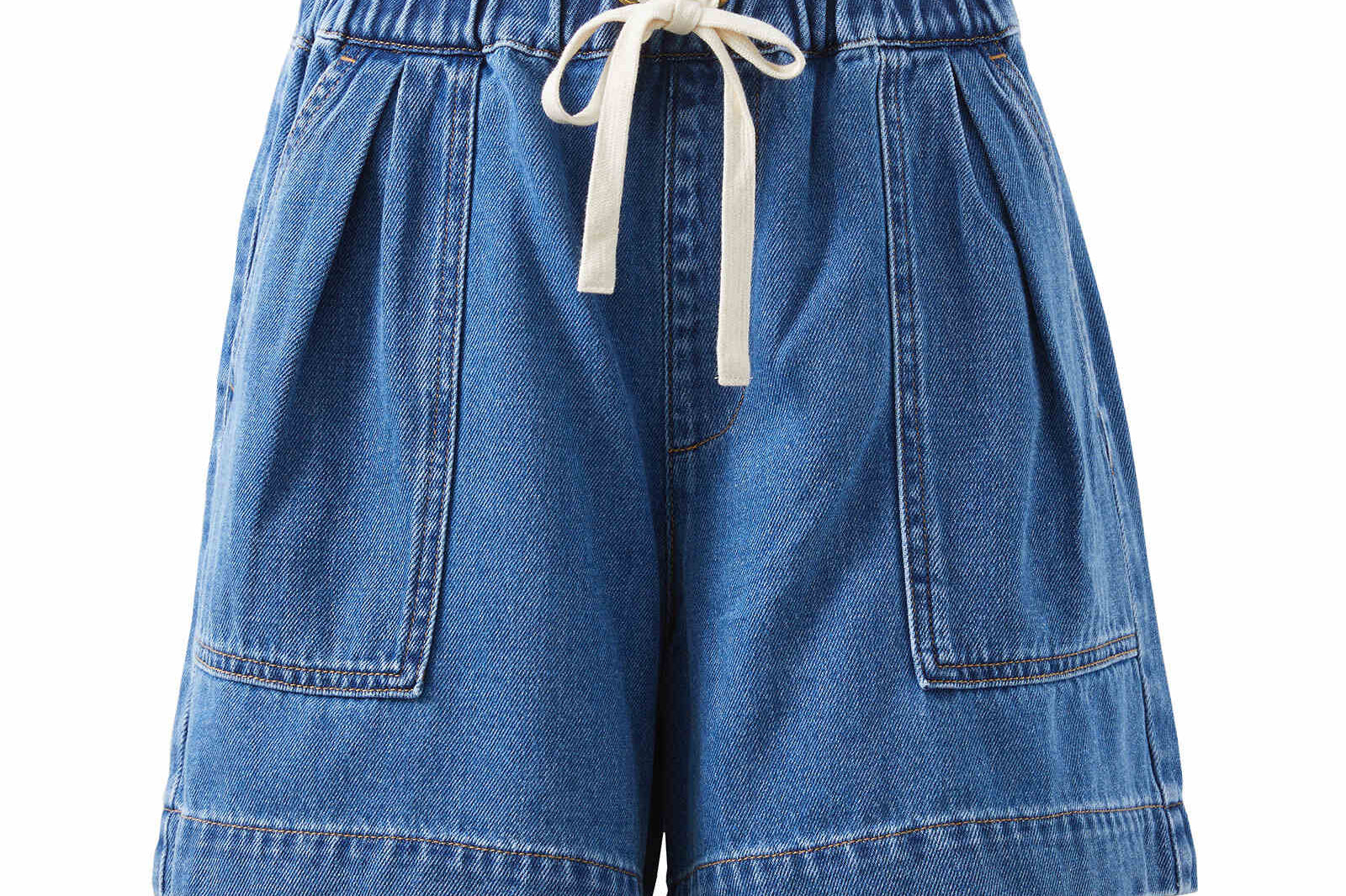 Darcy Relaxed Everyday Short - Washed Indigo-Ceres Life-Lot 39 Store & Cafe