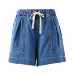 Darcy Relaxed Everyday Short - Washed Indigo-Ceres Life-Lot 39 Store & Cafe