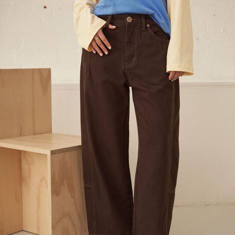 Denim Barrel Jean - Choc-Ceres Life-Lot 39 Store & Cafe