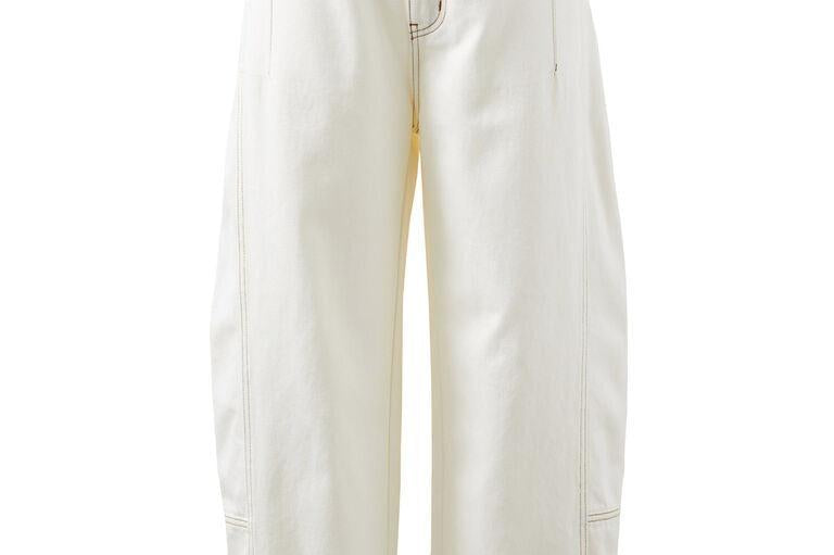 Denim Barrel Jean - Ecru-Ceres Life-Lot 39 Store & Cafe