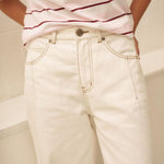 Denim Barrel Jean - Ecru-Ceres Life-Lot 39 Store & Cafe
