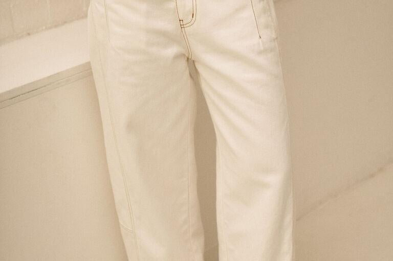 Denim Barrel Jean - Ecru-Ceres Life-Lot 39 Store & Cafe