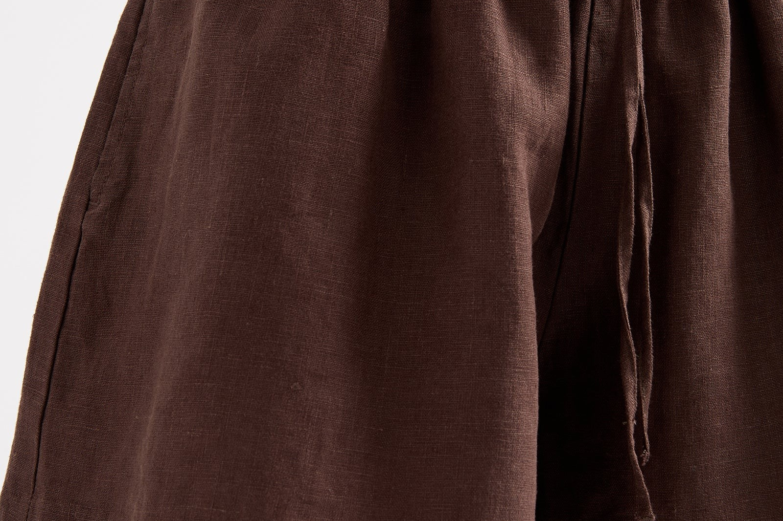 Desi Linen Short - Espresso-Nude Lucy-Lot 39 Store & Cafe