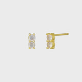 Devon Studs - Clear-Jolie & Deen-Lot 39 Store & Cafe