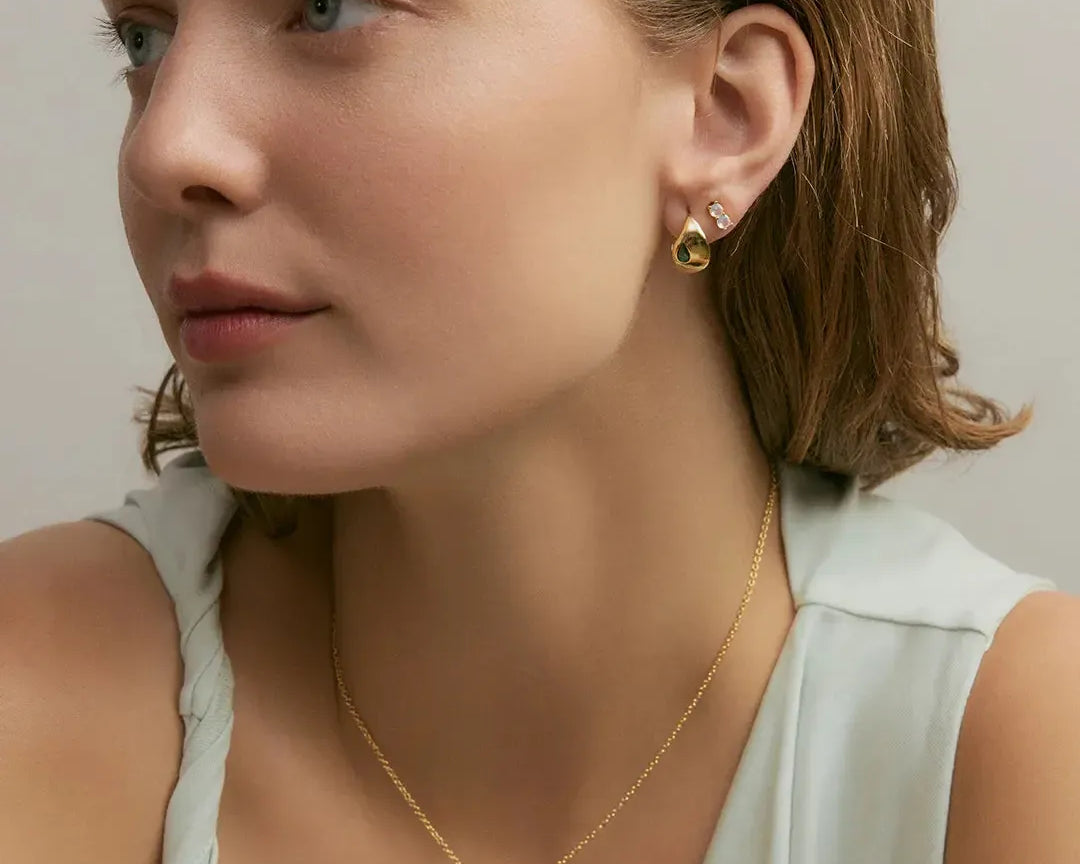 Devon Studs - Clear-Jolie & Deen-Lot 39 Store & Cafe