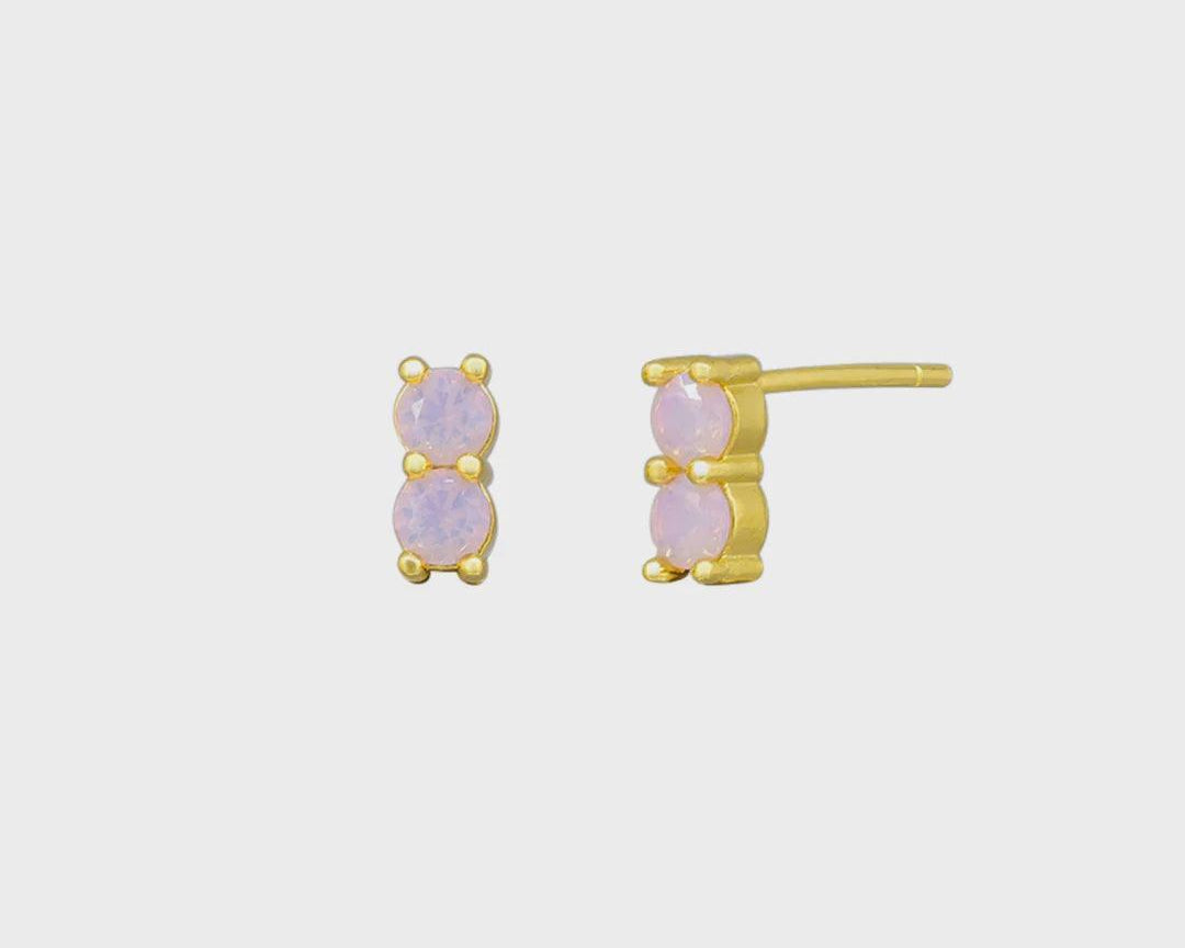 Devon Studs - Pink-Jolie & Deen-Lot 39 Store & Cafe