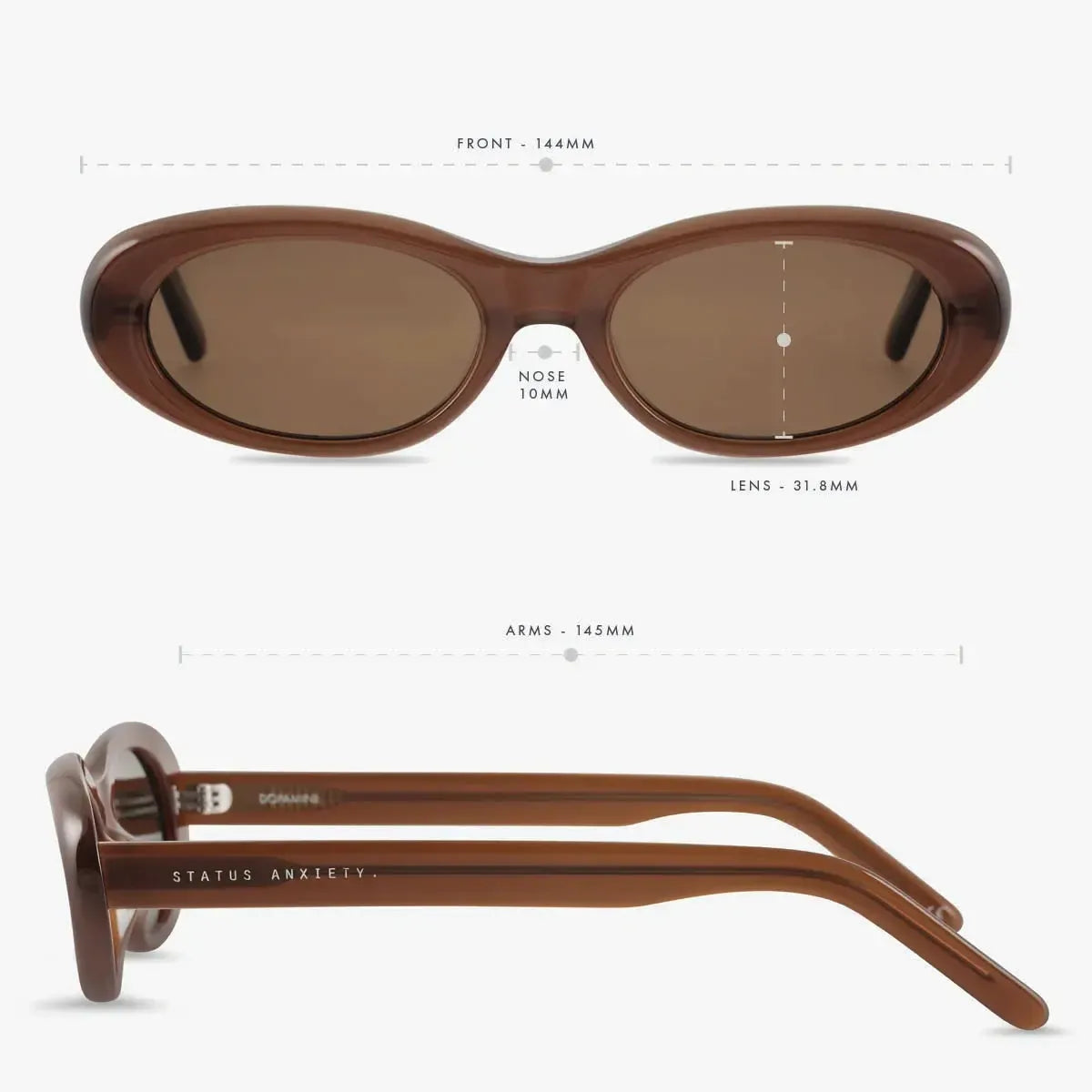 Dopamine Sunglasses - Brown-Status Anxiety-Lot 39 Store & Cafe