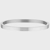 Dylan Bangle Plain - Silver-Porter-Lot 39 Store & Cafe
