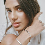 Dylan Bangle Plain - Silver-Porter-Lot 39 Store & Cafe