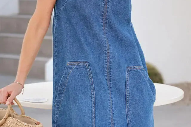 Emme Shift Dress - Fresh Indigo-Ceres Life-Lot 39 Store & Cafe