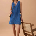 Emme Shift Dress - Fresh Indigo-Ceres Life-Lot 39 Store & Cafe