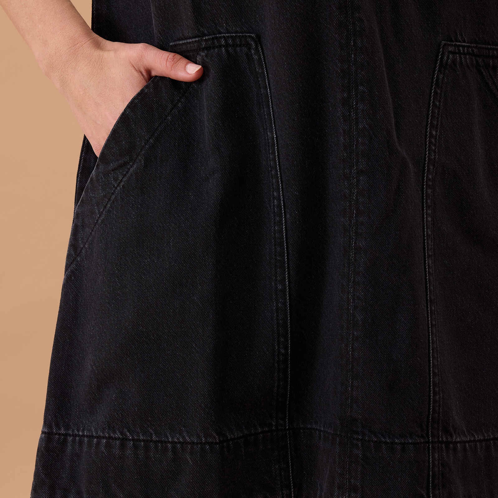 Emme Shift Dress - Washed Black-Ceres Life-Lot 39 Store & Cafe