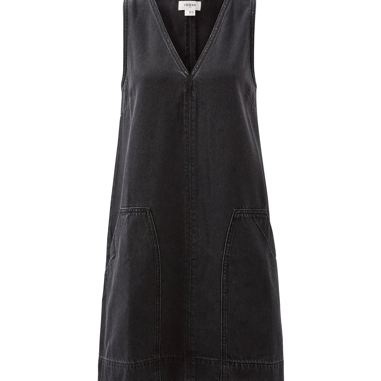 Emme Shift Dress - Washed Black-Ceres Life-Lot 39 Store & Cafe