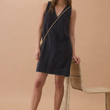 Emme Shift Dress - Washed Black-Ceres Life-Lot 39 Store & Cafe