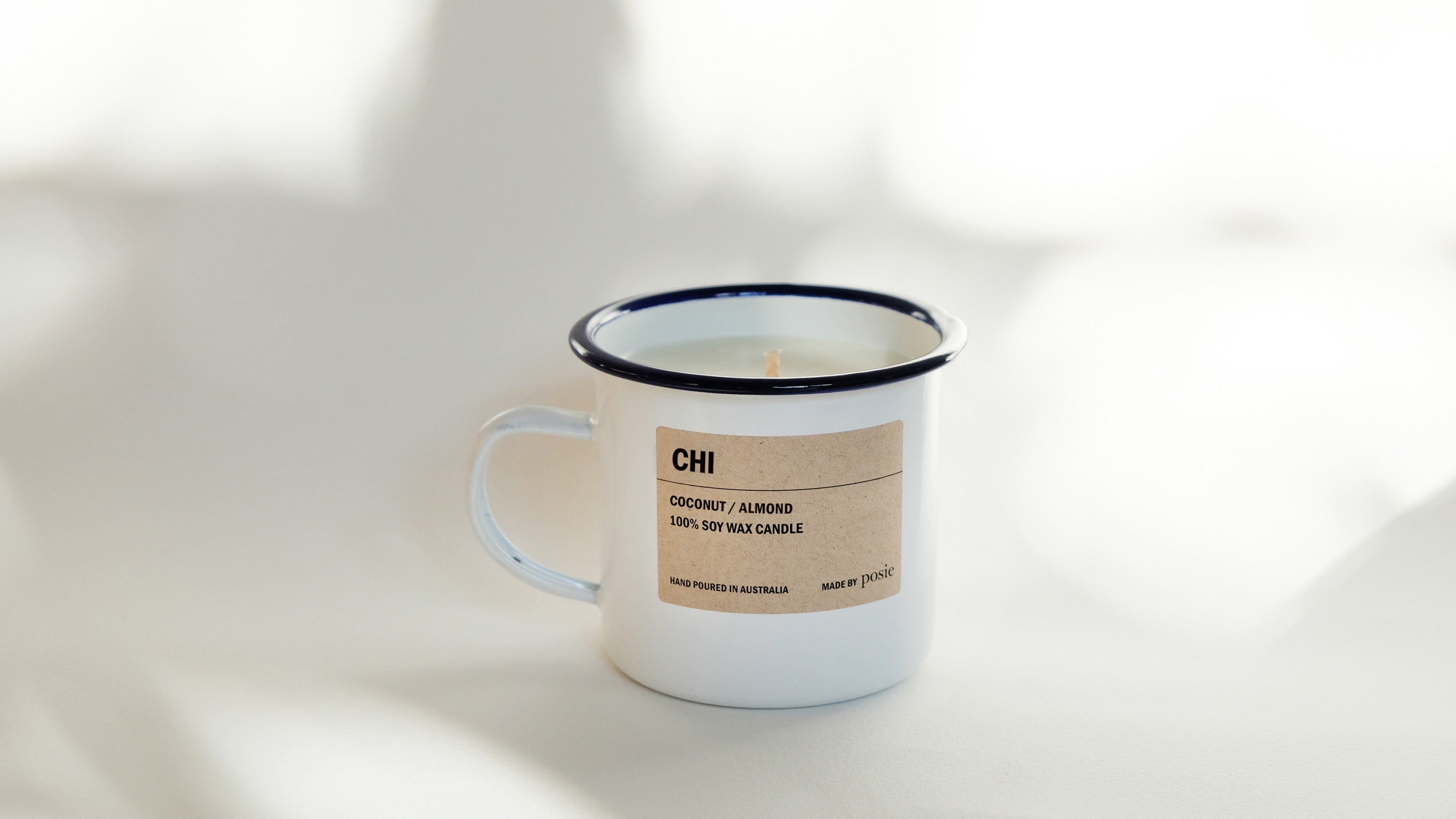 Enamel Mug Candle-We are Posie-Lot 39 Store & Cafe