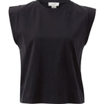 Extended Shoulder Tee - Black-Ceres Life-Lot 39 Store & Cafe