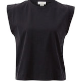 Extended Shoulder Tee - Black-Ceres Life-Lot 39 Store & Cafe