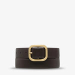 Falling Quiet - choc nappa/gold - ML-Status Anxiety-Lot 39 Store & Cafe