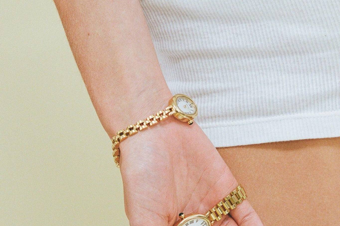 Fine Baby Link Watch - Gold-Porter-Lot 39 Store & Cafe