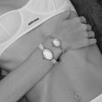 Fine Baby Link Watch - White Gold-Porter-Lot 39 Store & Cafe