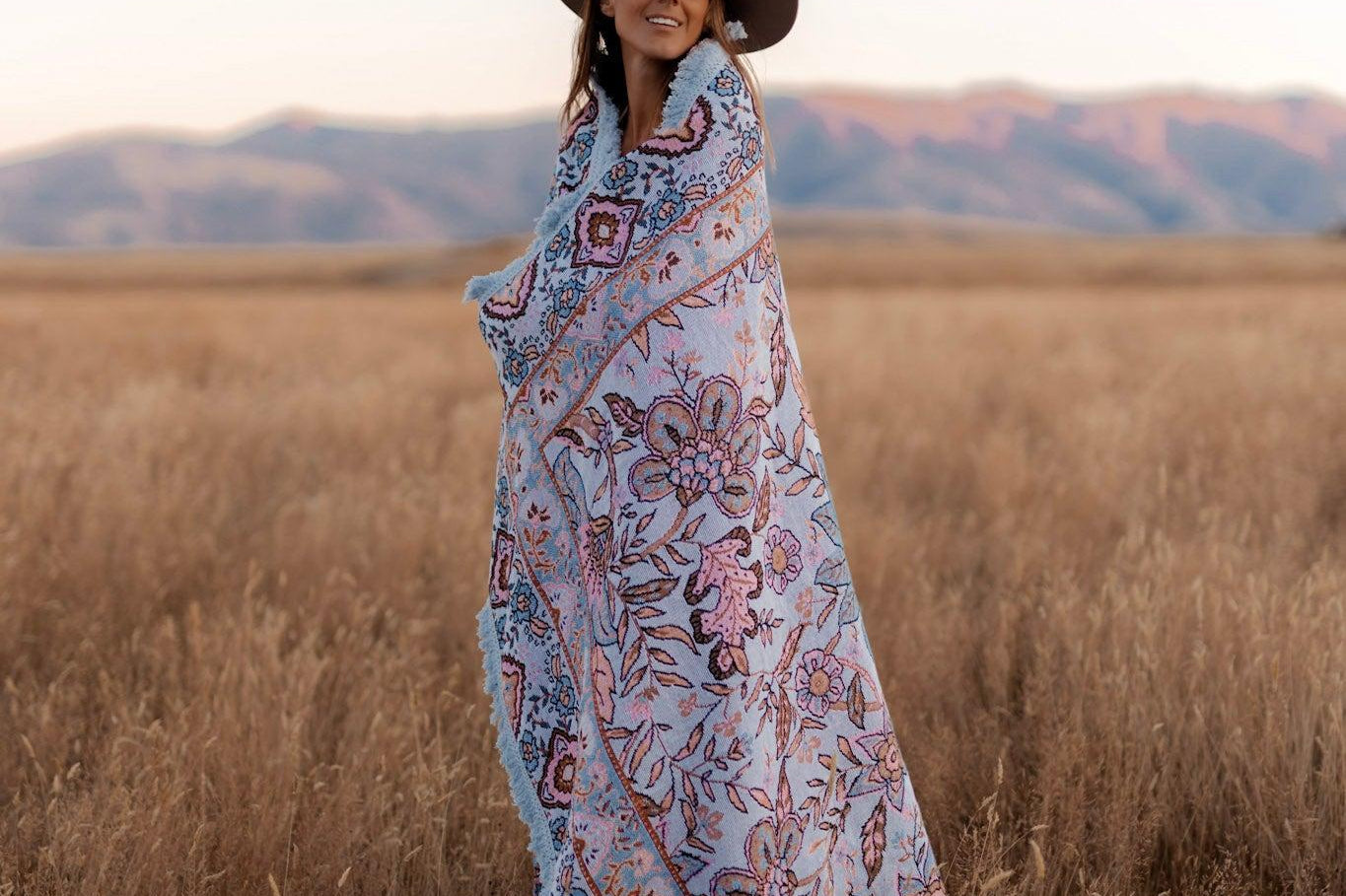 Fleur Woven Picnic Rug-Isla-Lot 39 Store & Cafe