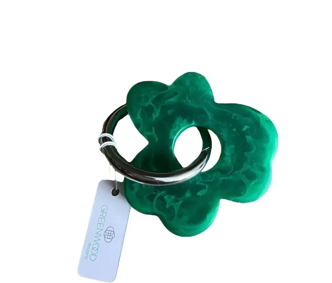 Flower Resin Keyrings-Greenwood Designs-Lot 39 Store & Cafe