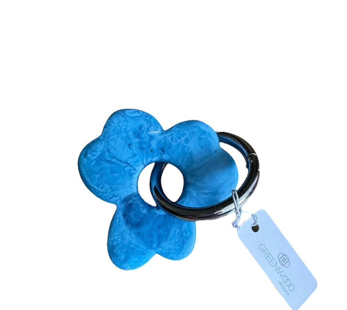 Flower Resin Keyrings-Greenwood Designs-Lot 39 Store & Cafe