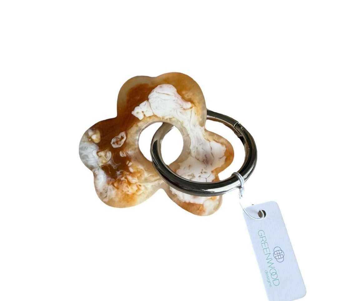 Flower Resin Keyrings-Greenwood Designs-Lot 39 Store & Cafe
