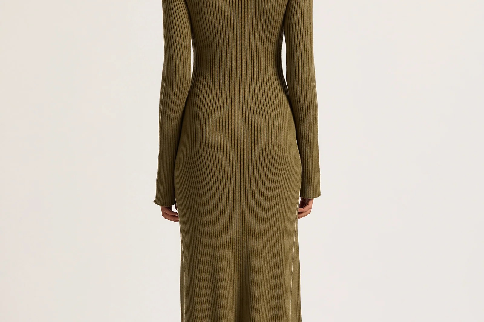 Gaia Knit Maxi Dress - Olive-Nude Lucy-Lot 39 Store & Cafe
