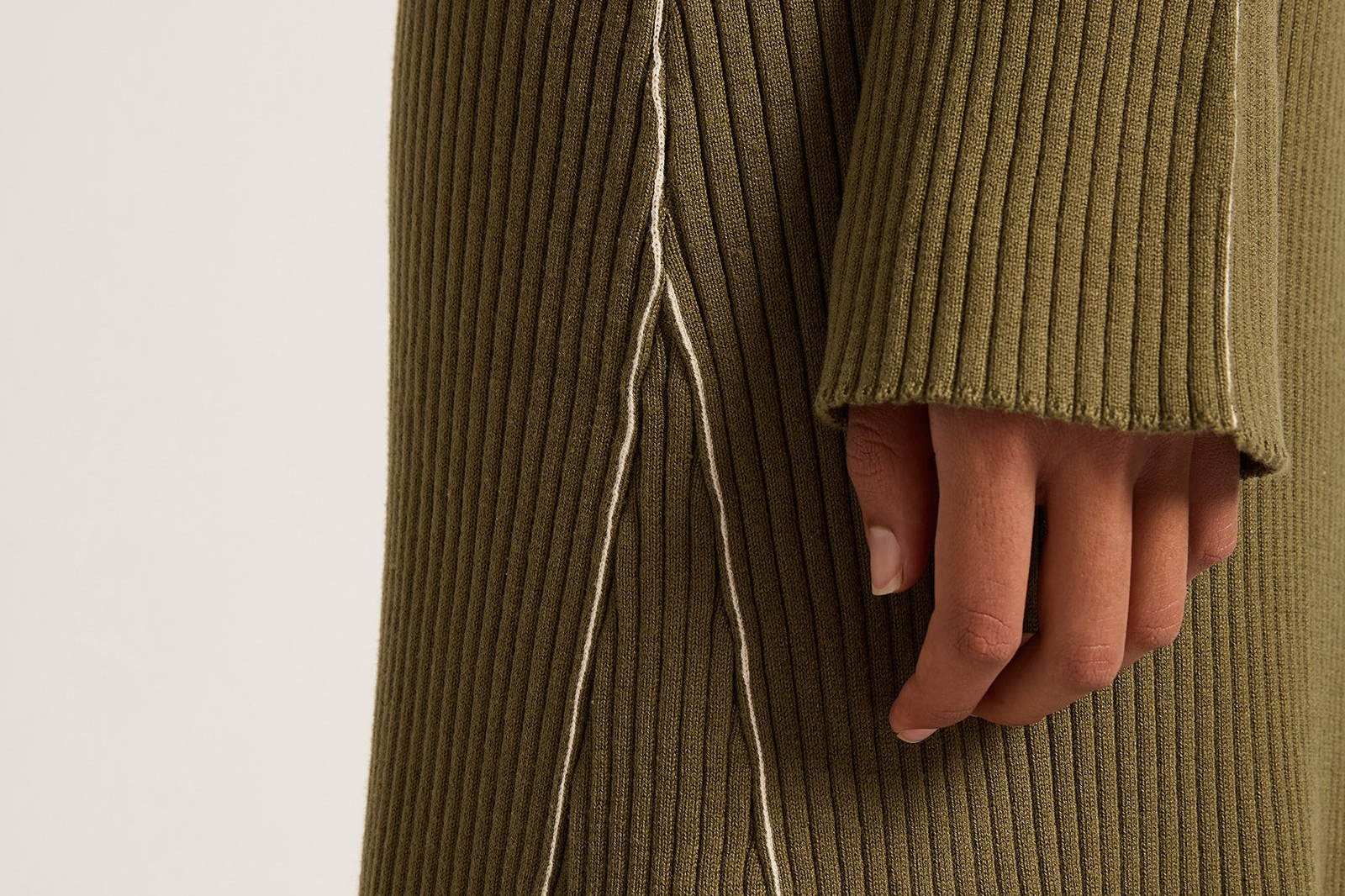 Gaia Knit Maxi Dress - Olive-Nude Lucy-Lot 39 Store & Cafe