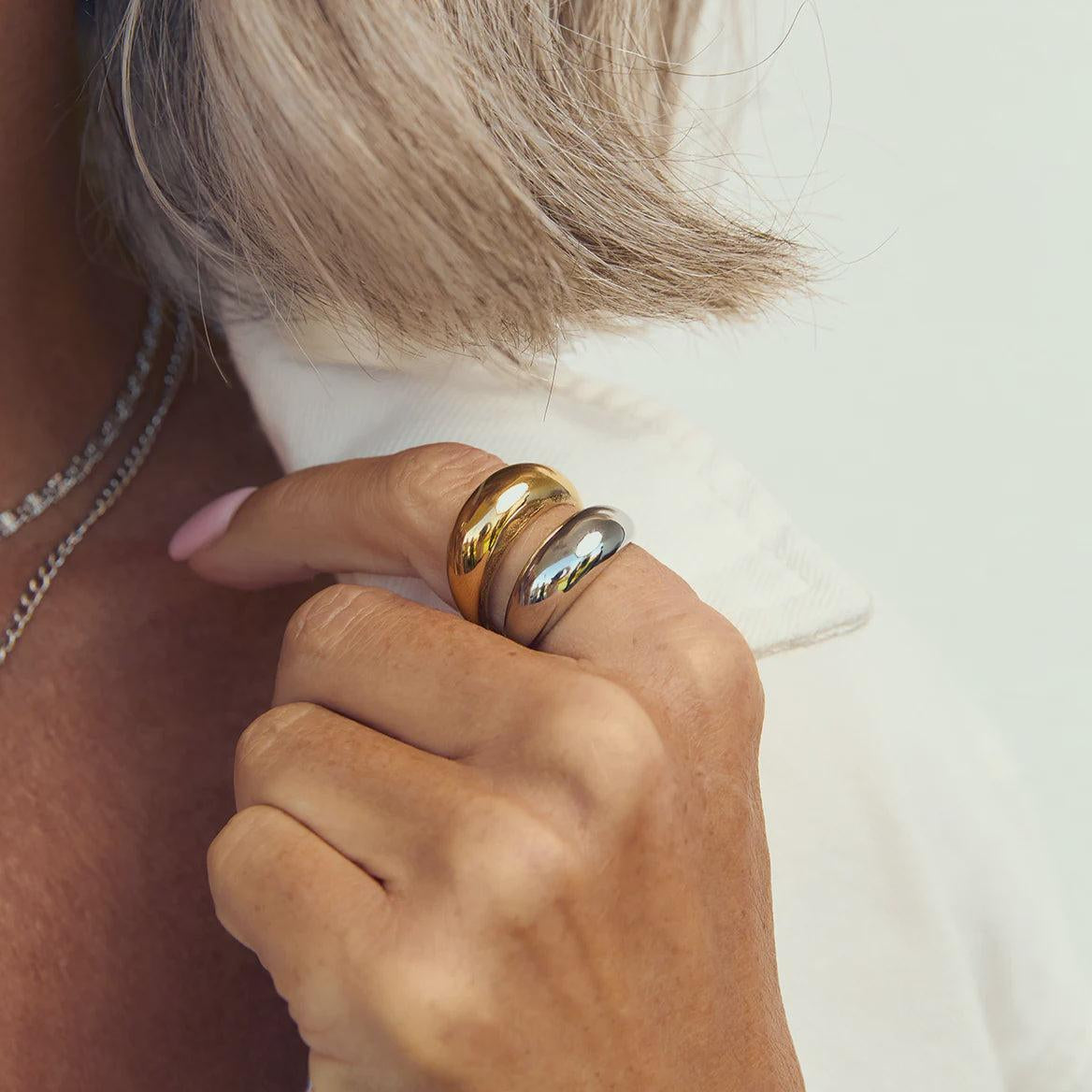 Georgia Two Tone Ring-Arms of Eve-Lot 39 Store & Cafe