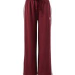Gigi Wide Leg Trackpant - Burgundy-Ceres Life-Lot 39 Store & Cafe