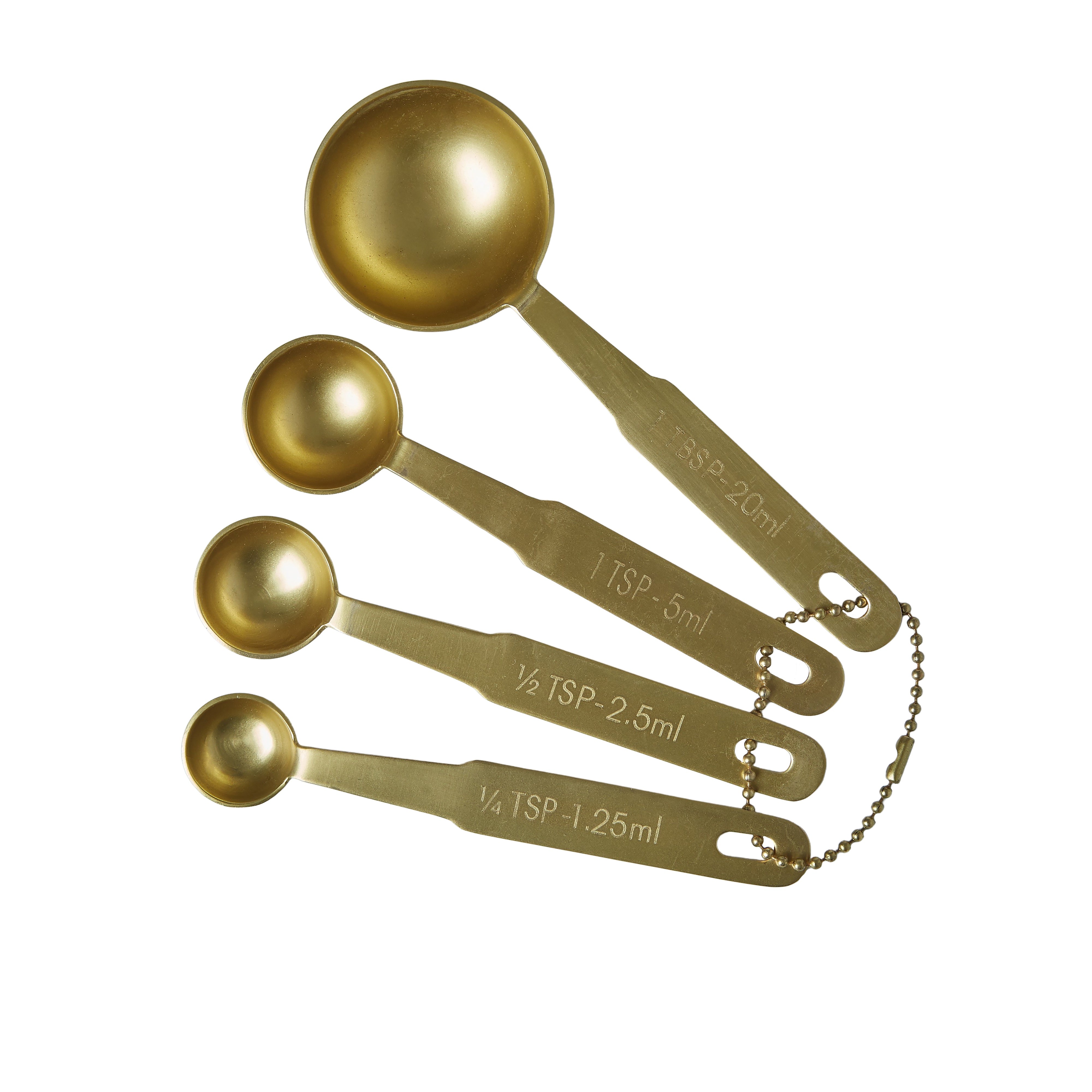 Gold Measuring Spoons-Davis & Waddell-Lot 39 Store & Cafe