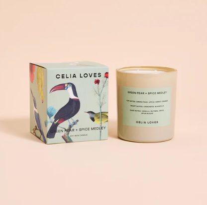 Green Pear Spiced Medley Candle-Celia Loves-Lot 39 Store & Cafe