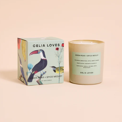 Green Pear Spiced Medley Candle-Celia Loves-Lot 39 Store & Cafe
