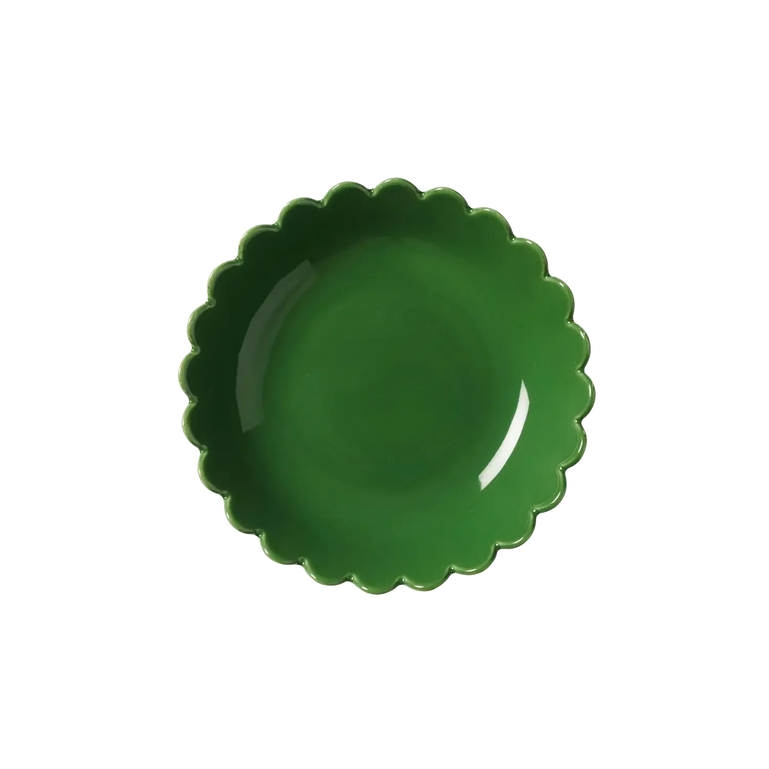 Green Scallop Bowls - set of 4-In to the Roundhouse-Lot 39 Store & Cafe