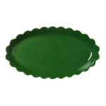 Green Scallop Platter-In to the Roundhouse-Lot 39 Store & Cafe