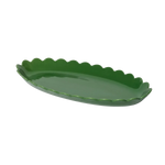 Green Scallop Platter-In to the Roundhouse-Lot 39 Store & Cafe