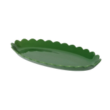 Green Scallop Platter-In to the Roundhouse-Lot 39 Store & Cafe