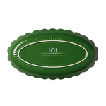 Green Scallop Platter-In to the Roundhouse-Lot 39 Store & Cafe