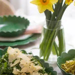 Green Scallop Platter-In to the Roundhouse-Lot 39 Store & Cafe
