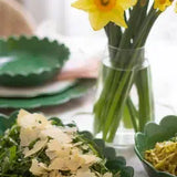 Green Scallop Platter-In to the Roundhouse-Lot 39 Store & Cafe