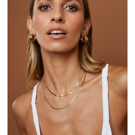Hailey Snake Necklace-Porter-Lot 39 Store & Cafe