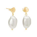 Halcyon Small Pearl Earrings-Murkani Jewellery-Lot 39 Store & Cafe