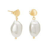 Halcyon Small Pearl Earrings-Murkani Jewellery-Lot 39 Store & Cafe