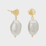 Halcyon Small Pearl Earrings-Murkani Jewellery-Lot 39 Store & Cafe