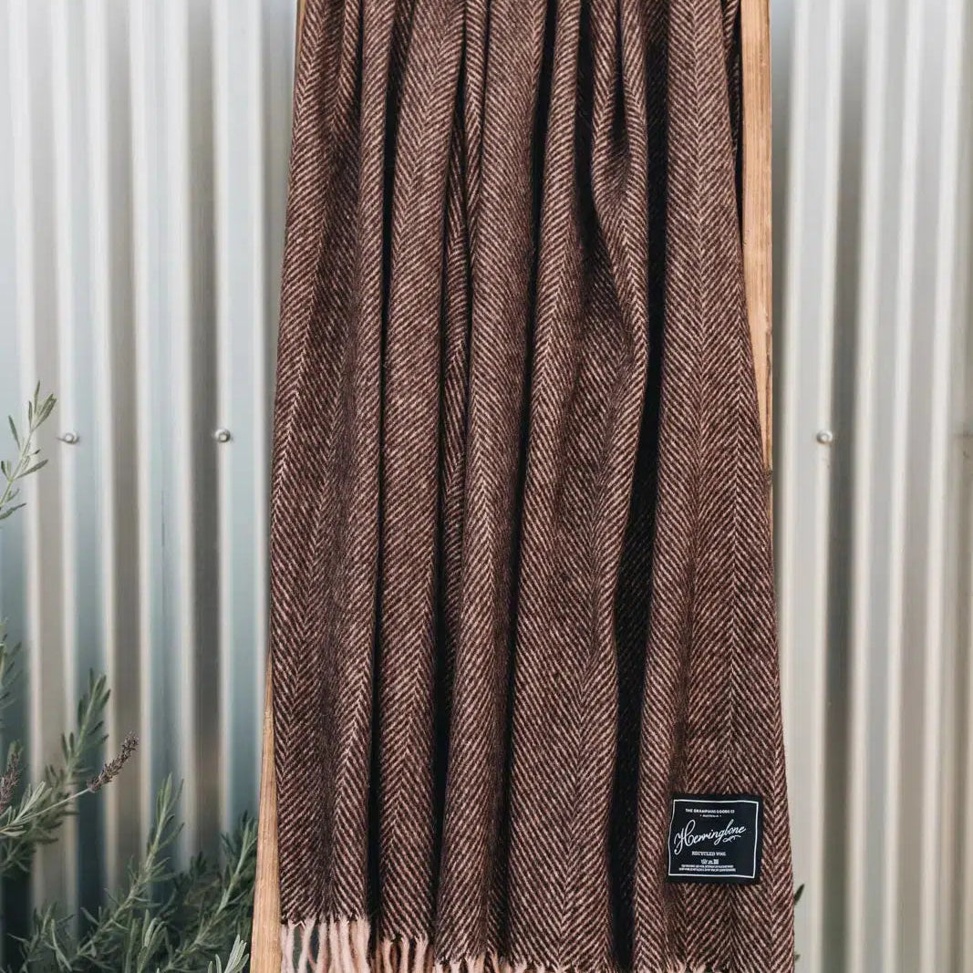 Herringbone Collection Blankets-Grampians Goods Co-Lot 39 Store & Cafe