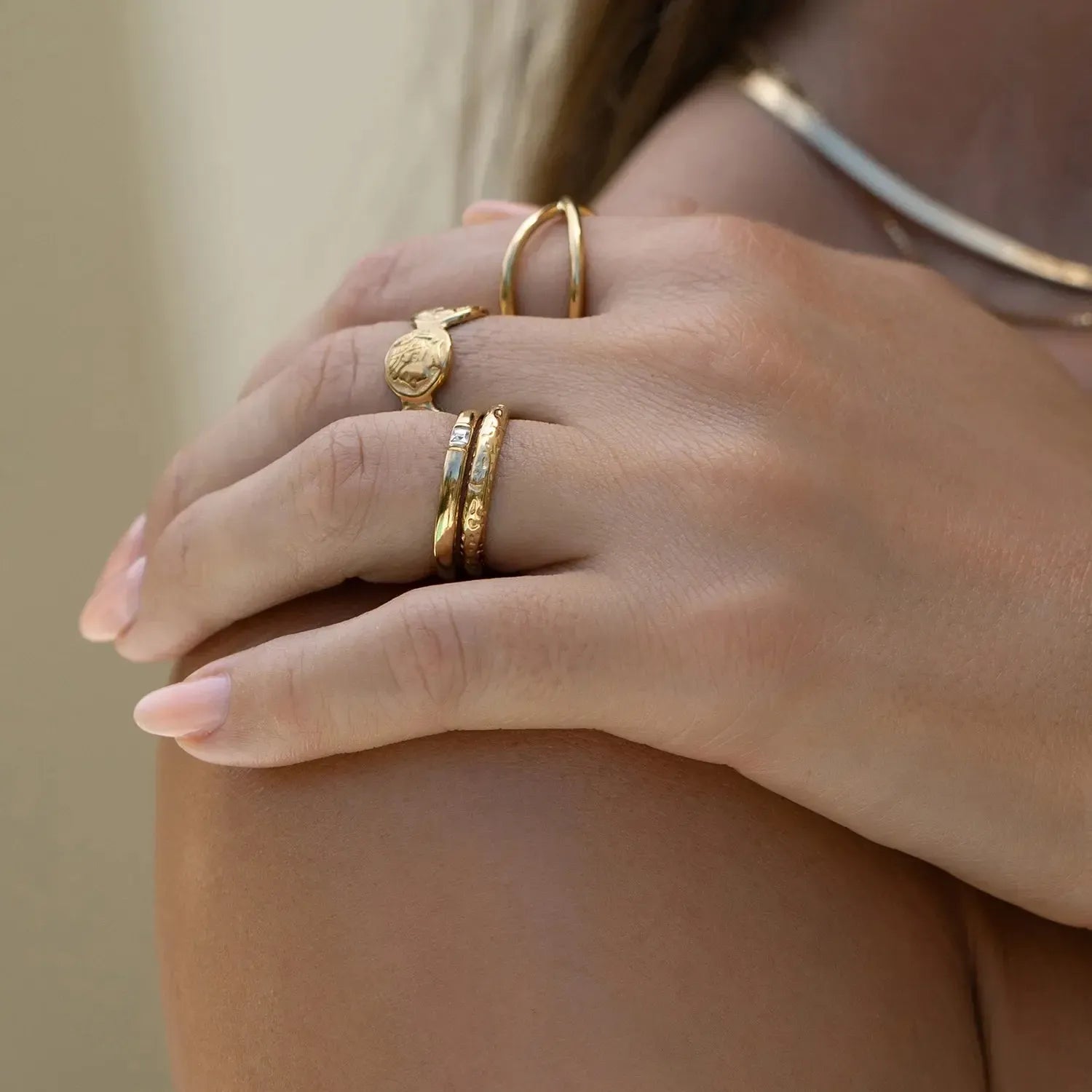 Inca Gold Stacking Ring-Arms of Eve-Lot 39 Store & Cafe