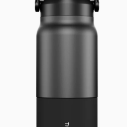 Insulated Water Bottle 1L - Black-Aussie Pal-Lot 39 Store & Cafe