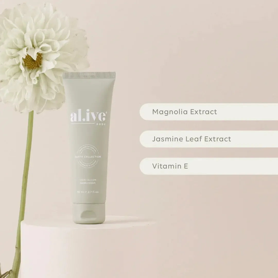 Ivory Bloom Hand Cream-al.ive-Lot 39 Store & Cafe